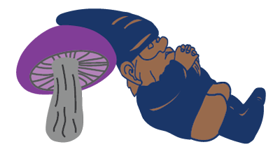sleeping gnome